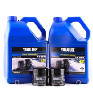 Yamaha - Twin Engine Oil Change Kit - 20W-40 - F115